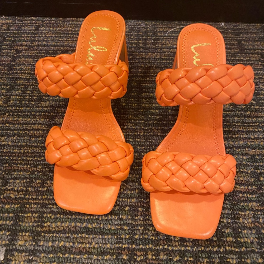 Orange heels